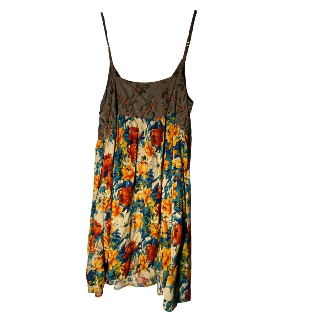 Natural Life Gigi Mini Dress Women’s Large 100% Rayon Boho Floral Casual - Picture 3 of 8